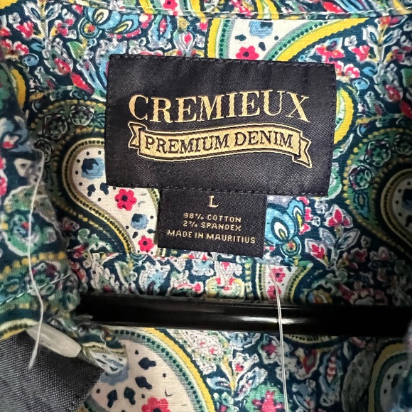Cremieux paisley button up, long sleeve - Picture 4 of 4